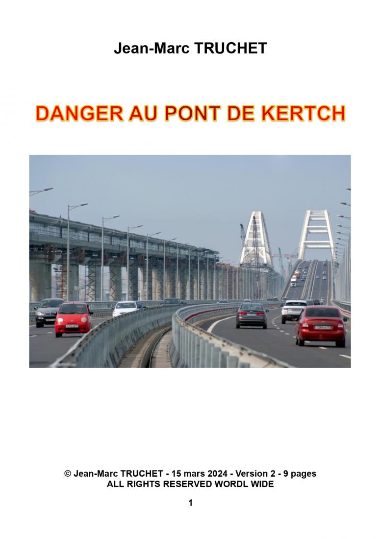 DANGER AU PONT DE KERTCH